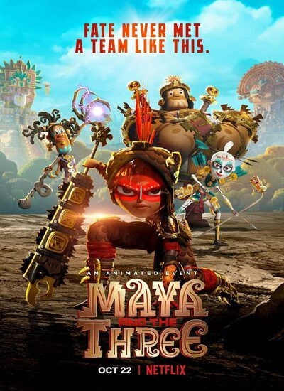  دانلود و تماشای   انیمیشن Maya and the Three 2021 مایا و سه مبارز دوبله فارسی