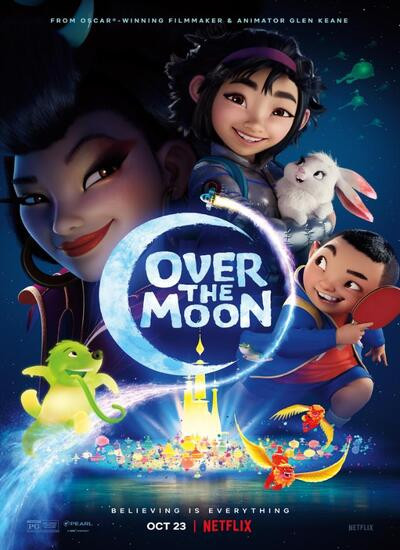  دانلود و تماشای   انیمیشن Over the Moon 2020 روی ماه دوبله فارسی