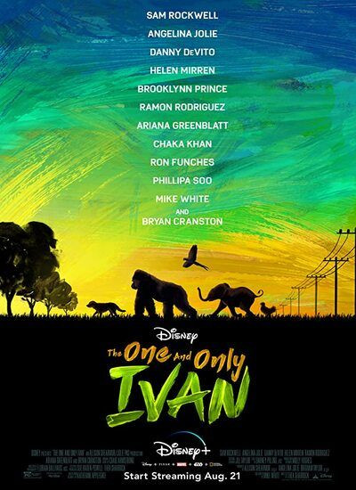  دانلود و تماشای   فیلم The One and Only Ivan 2020 یک و ایوان تنها دوبله فارسی