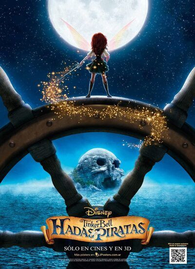  دانلود و تماشای   انیمیشن The Pirate Fairy 2014 تینکربل و دزدان دریایی دوبله فارسی